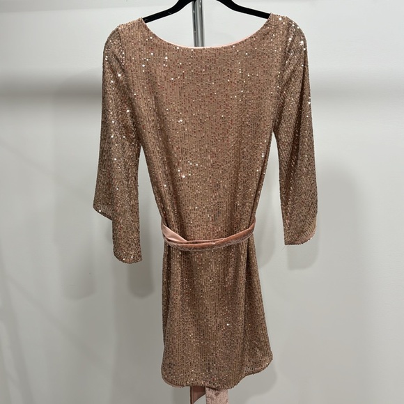 Anthropologie Sequin Mini Dress | sz XS - Picture 3 of 8